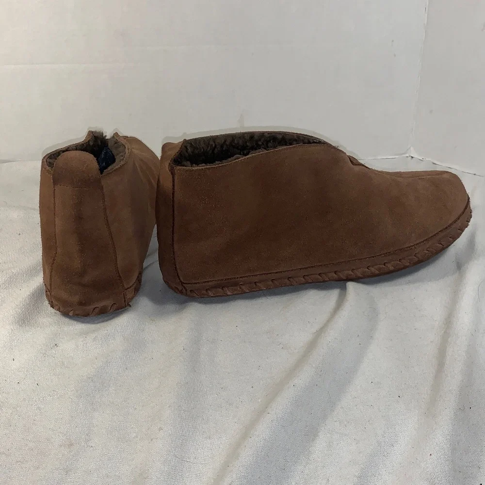 L.L. Bean Men's Brown Suede ‘Wicked Good’ Slipper